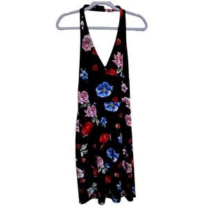 ABS by Allen Schwartz Floral Halter Dress